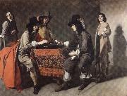 The Backgammon Players Mathieu le Nain